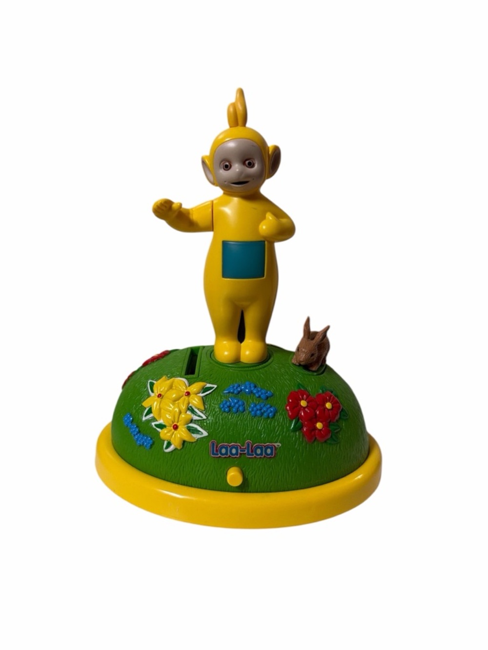 Vintage Teletubbies LaaLaa Bank Yellow Teletubby Piggy Bank Figurine Decor 90’s